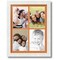 ArtToFrames Collage Photo Picture Frame with 4 - 5x7 inch Openings, Framed in White with Over 62 Mat Color Options and Regular Glass (CSM-3966-2153)